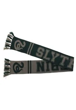 Slytherin Reversible Knit Scarf -Harry Potter Gifts Shop slytherin reversible knit scarf alt 2