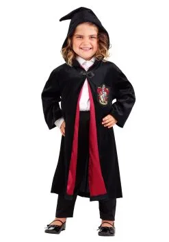 Harry Potter Toddler Deluxe Gryffindor Robe -Harry Potter Gifts Shop toddler harry potter deluxe gryffindor robe 1