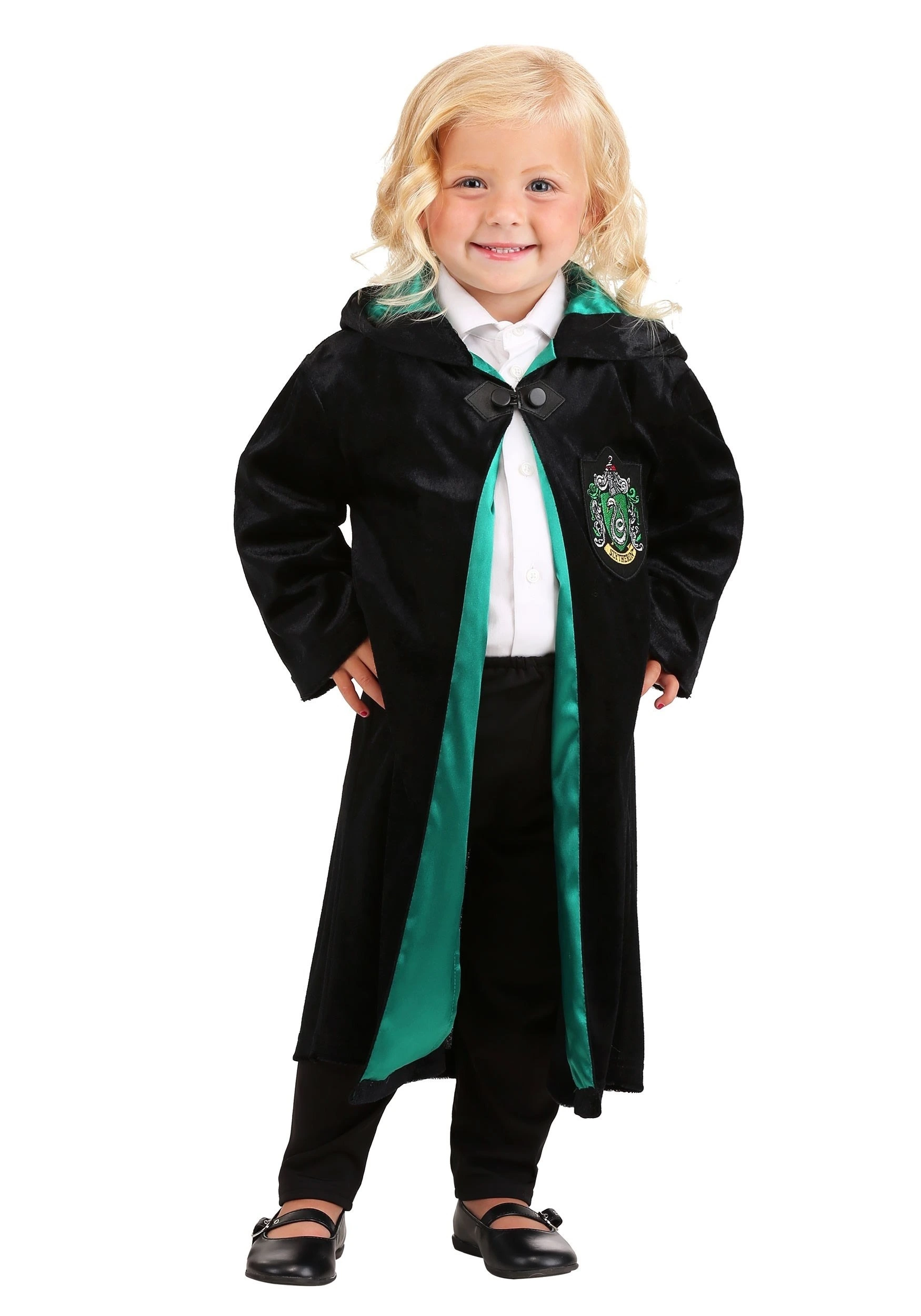Harry Potter Toddler Deluxe Slytherin Robe 7 Harry Potter Toddler Deluxe Slytherin Robe - Image 5