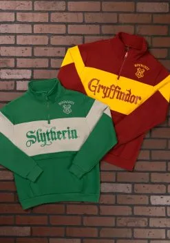 Cakeworthy Gryffindor 1/4 Zip Sweater For Adults 12 Cakeworthy Gryffindor 1/4 Zip Sweater For Adults -Harry Potter Gifts Shop unisex gryffindor 1 4 zip sweater alt 2