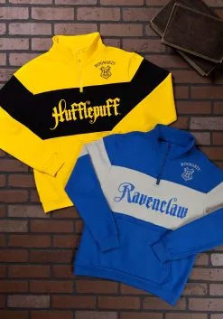 Cakeworthy Ravenclaw 1/4 Zip Sweater For Adults 12 Cakeworthy Ravenclaw 1/4 Zip Sweater For Adults -Harry Potter Gifts Shop unisex ravenclaw 1 4 zip sweater alt 2