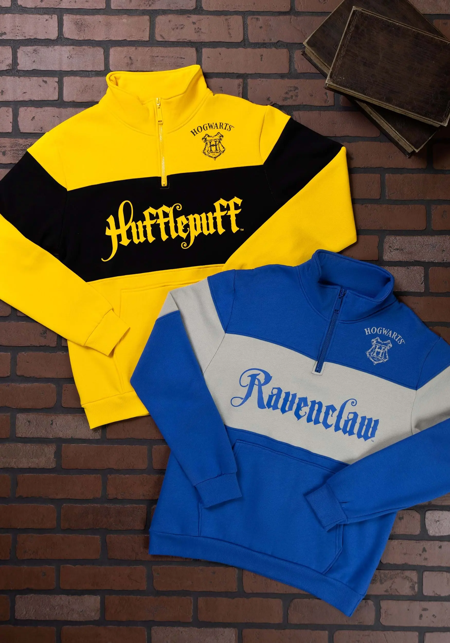 Cakeworthy Ravenclaw 1/4 Zip Sweater For Adults 5 Cakeworthy Ravenclaw 1/4 Zip Sweater For Adults - Image 3