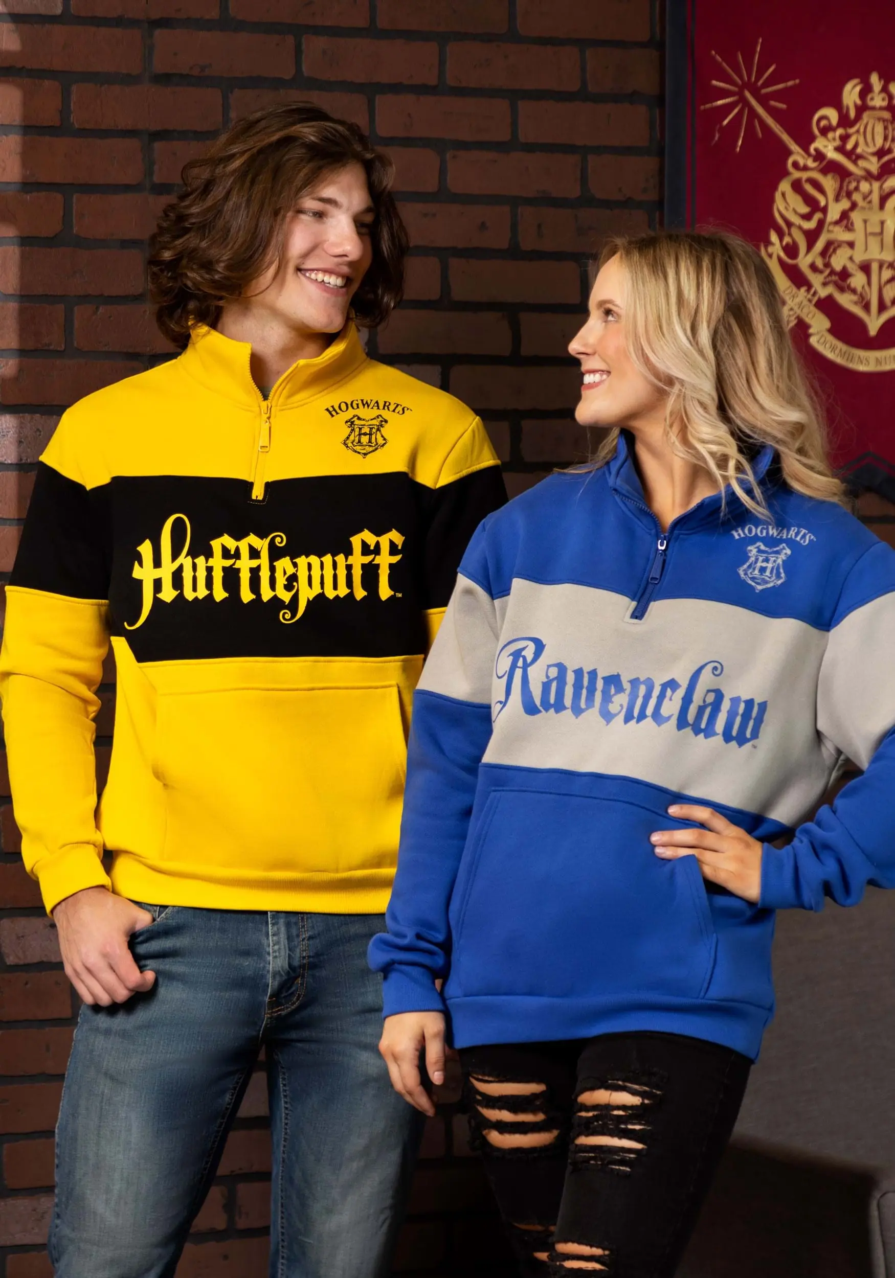 Cakeworthy Ravenclaw 1/4 Zip Sweater For Adults 7 Cakeworthy Ravenclaw 1/4 Zip Sweater For Adults - Image 5