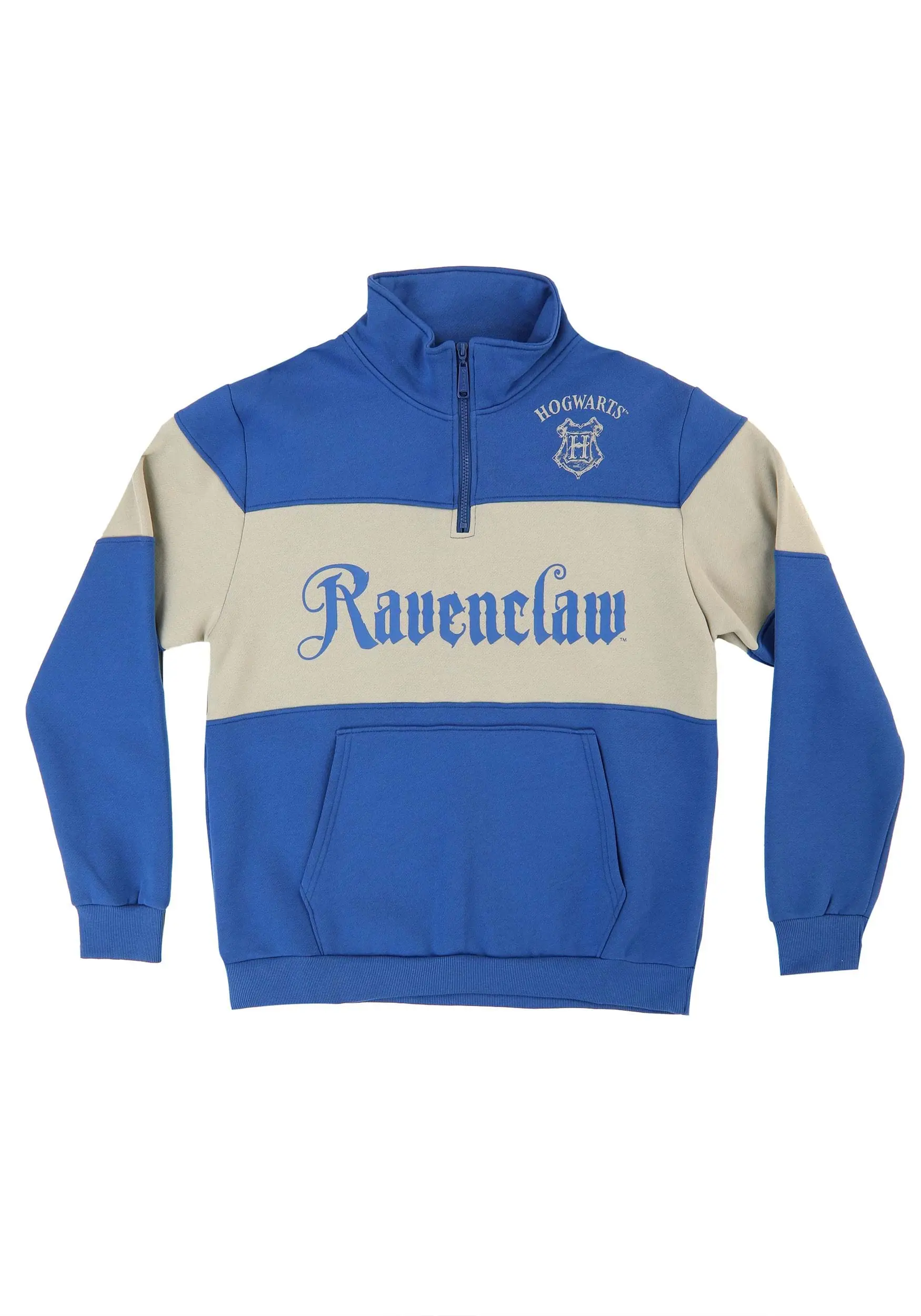 Cakeworthy Ravenclaw 1/4 Zip Sweater For Adults 10 Cakeworthy Ravenclaw 1/4 Zip Sweater For Adults - Image 8