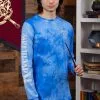 Cakeworthy Ravenclaw Tie Dye Long Sleeve Adult T-Shirt -Harry Potter Gifts Shop unisex ravenclaw tie dye long sleeve t shirt update