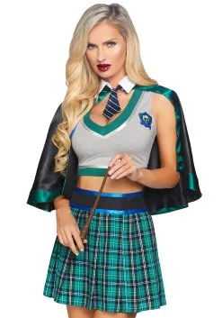 Women's Sinister Spellcaster Costume -Harry Potter Gifts Shop womens sinister spellcaster costume alt 2